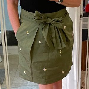J Crew skirt with bow